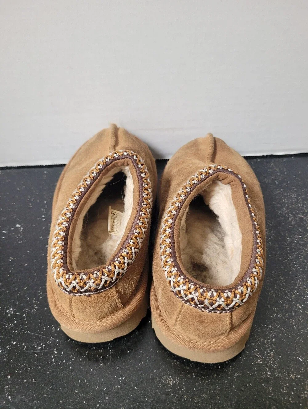 Kid's Ugg Slip-On Suede Comfort Clog - Brown